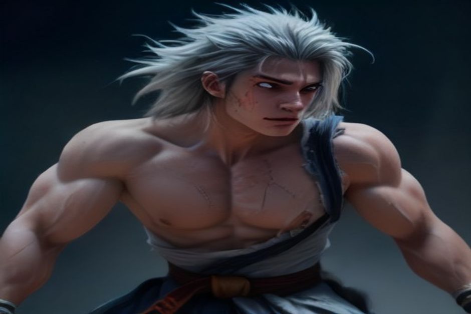 Goku Ultra Instinct Mode Cyberpunk